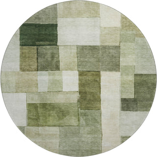 Dalyn Neo NO15 Sage Machine Washable Area Rug Round Main Image