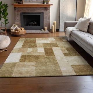 Dalyn Neo NO15 Terracotta Machine Washable Area Rug Lifestyle Image Feature