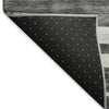 Dalyn Neo NO16 Charcoal Machine Washable Area Rug Backing Image
