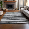 Dalyn Neo NO16 Charcoal Machine Washable Area Rug Lifestyle Image Feature