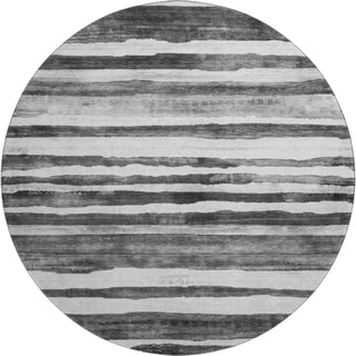 Dalyn Neo NO16 Charcoal Machine Washable Area Rug Round Main Image