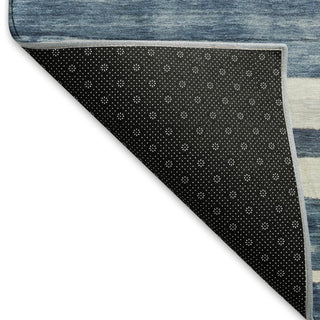 Dalyn Neo NO16 Denim Machine Washable Area Rug Backing Image
