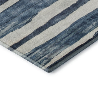 Dalyn Neo NO16 Denim Machine Washable Area Rug Corner Image