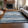 Dalyn Neo NO16 Denim Machine Washable Area Rug Lifestyle Image Feature