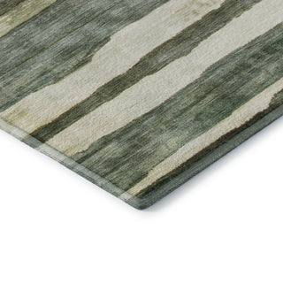Dalyn Neo NO16 Sage Machine Washable Area Rug Corner Image