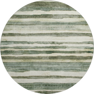 Dalyn Neo NO16 Sage Machine Washable Area Rug Round Main Image
