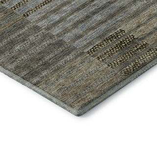 Dalyn Neo NO17 Taupe Machine Washable Area Rug Corner Image