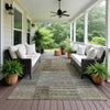 Dalyn Neo NO17 Taupe Machine Washable Area Rug Outdoor Lifestyle Image Feature
