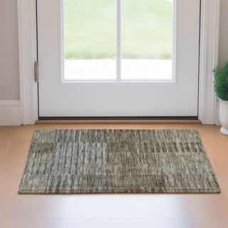 Dalyn Neo NO17 Taupe Machine Washable Area Rug Scatter Lifestyle Image Feature