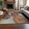 Dalyn Neo NO2 Coffee Machine Washable Area Rug Lifestyle Image Feature