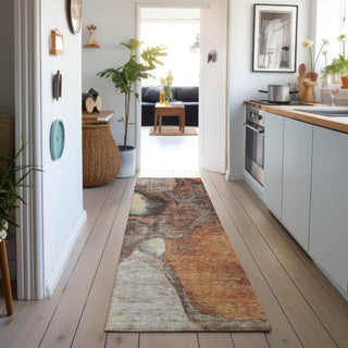 Dalyn Neo NO2 Coffee Machine Washable Area Rug Runner Lifestyle Image Feature