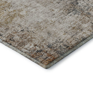 Dalyn Neo NO4 Putty Machine Washable Area Rug Corner Image