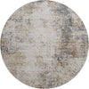 Dalyn Neo NO4 Putty Machine Washable Area Rug Round Main Image