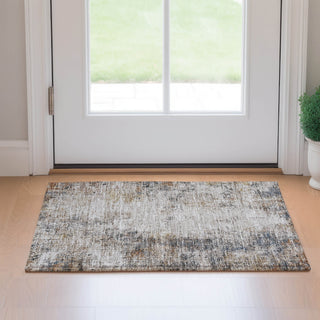 Dalyn Neo NO4 Putty Machine Washable Area Rug Scatter Lifestyle Image Feature