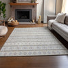 Dalyn Neo NO5 Ivory Machine Washable Area Rug Lifestyle Image Feature