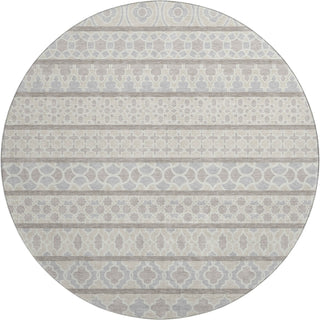 Dalyn Neo NO5 Ivory Machine Washable Area Rug Round Main Image