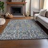 Dalyn Neo NO6 Denim Machine Washable Area Rug Lifestyle Image Feature