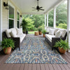 Dalyn Neo NO6 Denim Machine Washable Area Rug Outdoor Lifestyle Image Feature