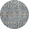 Dalyn Neo NO6 Denim Machine Washable Area Rug Round Main Image