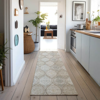 Dalyn Neo NO7 Linen Machine Washable Area Rug Runner Lifestyle Image Feature