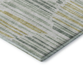 Dalyn Neo NO8 Sage Machine Washable Area Rug Corner Image
