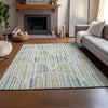 Dalyn Neo NO8 Sage Machine Washable Area Rug Lifestyle Image Feature