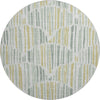Dalyn Neo NO8 Sage Machine Washable Area Rug Round Main Image