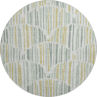 Dalyn Neo NO8 Sage Machine Washable Area Rug Round Main Image