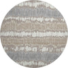 Dalyn Neo NO9 Taupe Machine Washable Area Rug Round Main Image