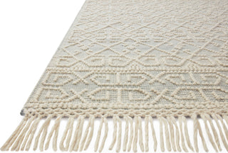 Loloi II Noelle NOE-03 Ivory/Blue Area Rug Corner Image