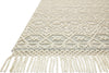Loloi II Noelle NOE-05 Ivory/Blue Area Rug Corner Image
