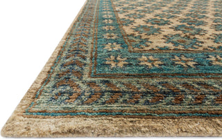 Loloi Nomad NM-01 Beige / Ocean Area Rug Round Image