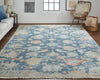 Havila Fine Rugs Neri H1896 Navy/Multi Area Rug Lifestyle Image Feature