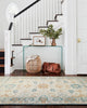 Loloi Norabel NOR-01 Ivory/Multi Area Rug Corner Image