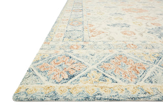 Loloi Norabel NOR-01 Ivory/Multi Area Rug Corner Image
