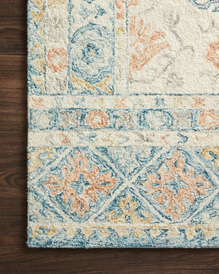 Loloi Norabel NOR-01 Ivory/Multi Area Rug Corner Image