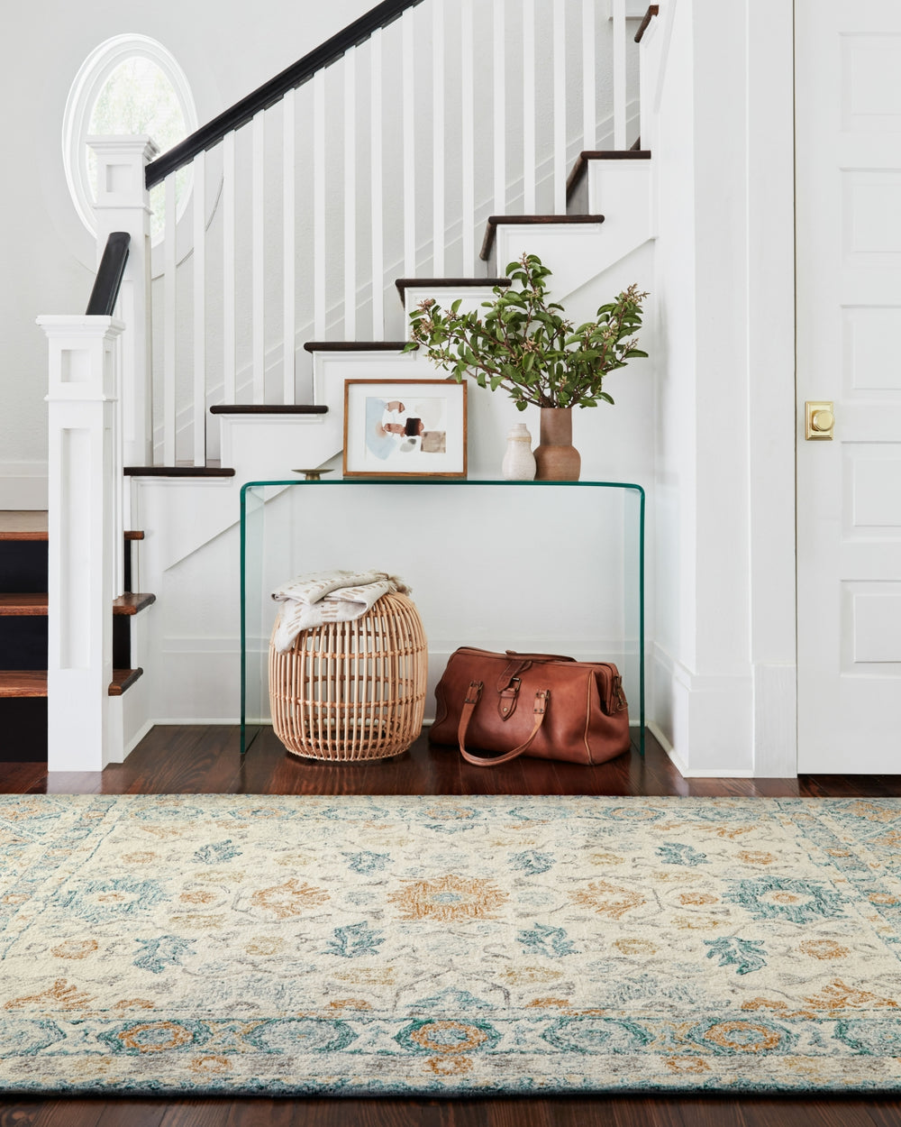 Loloi Norabel NOR-01 Ivory/Multi Area Rug Lifestyle Image Feature