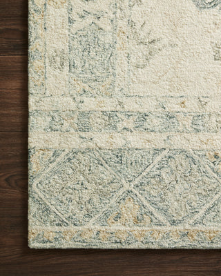 Loloi Norabel NOR-01 Ivory/Slate Area Rug Corner Image