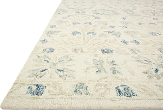 Loloi Norabel NOR-02 Ivory/Grey Area Rug Corner Image