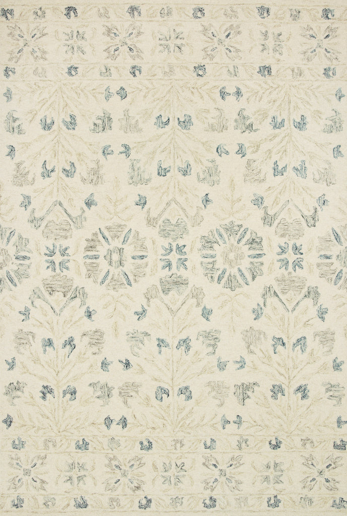 Loloi Norabel NOR-02 Ivory/Grey Area Rug main image