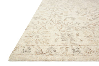 Loloi Norabel NOR-02 Ivory/Neutral Area Rug Corner Image