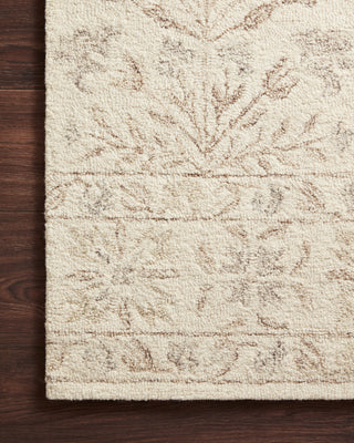 Loloi Norabel NOR-02 Ivory/Neutral Area Rug Corner Image