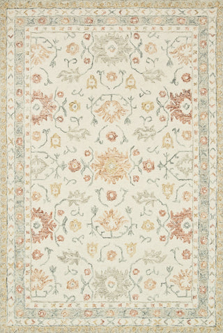 Loloi Norabel NOR-03 Ivory/Rust Area Rug main image