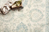 Loloi Norabel NOR-04 Ivory/Blue Area Rug Corner Image