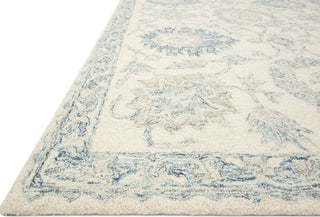 Loloi Norabel NOR-04 Ivory/Blue Area Rug Lifestyle Image Feature