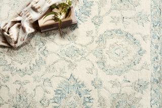 Loloi Norabel NOR-04 Ivory/Blue Area Rug Lifestyle Image 