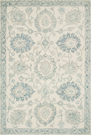 Loloi Norabel NOR-04 Ivory/Blue Area Rug main image
