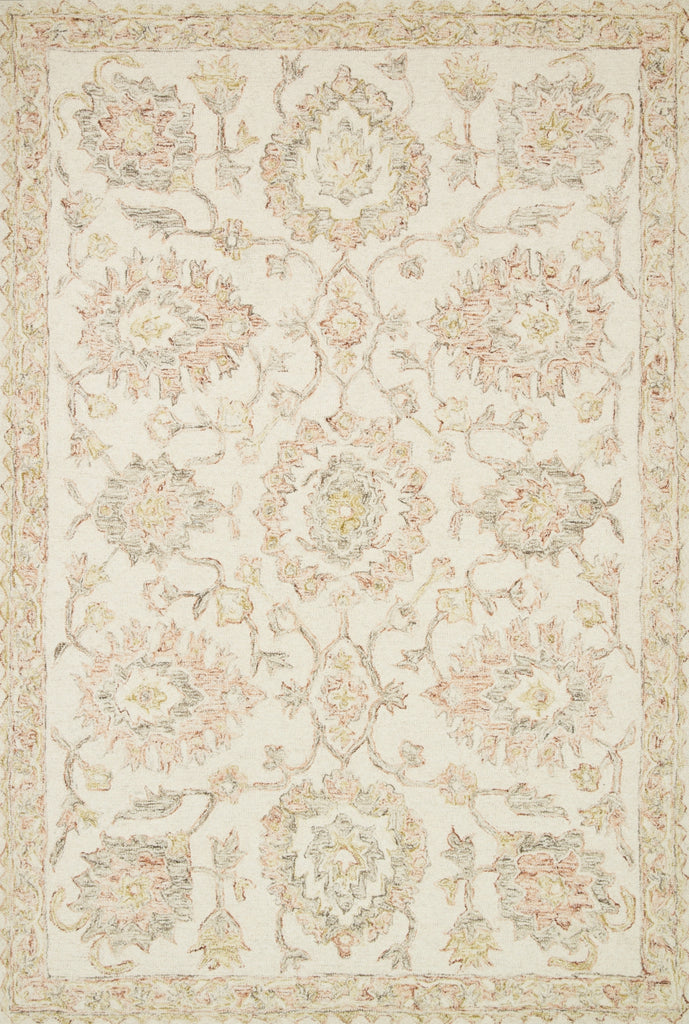 Loloi Norabel NOR-04 Ivory/Blush Area Rug main image