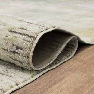Karastan Memento Nostalgic Blue Area Rug Detail Image