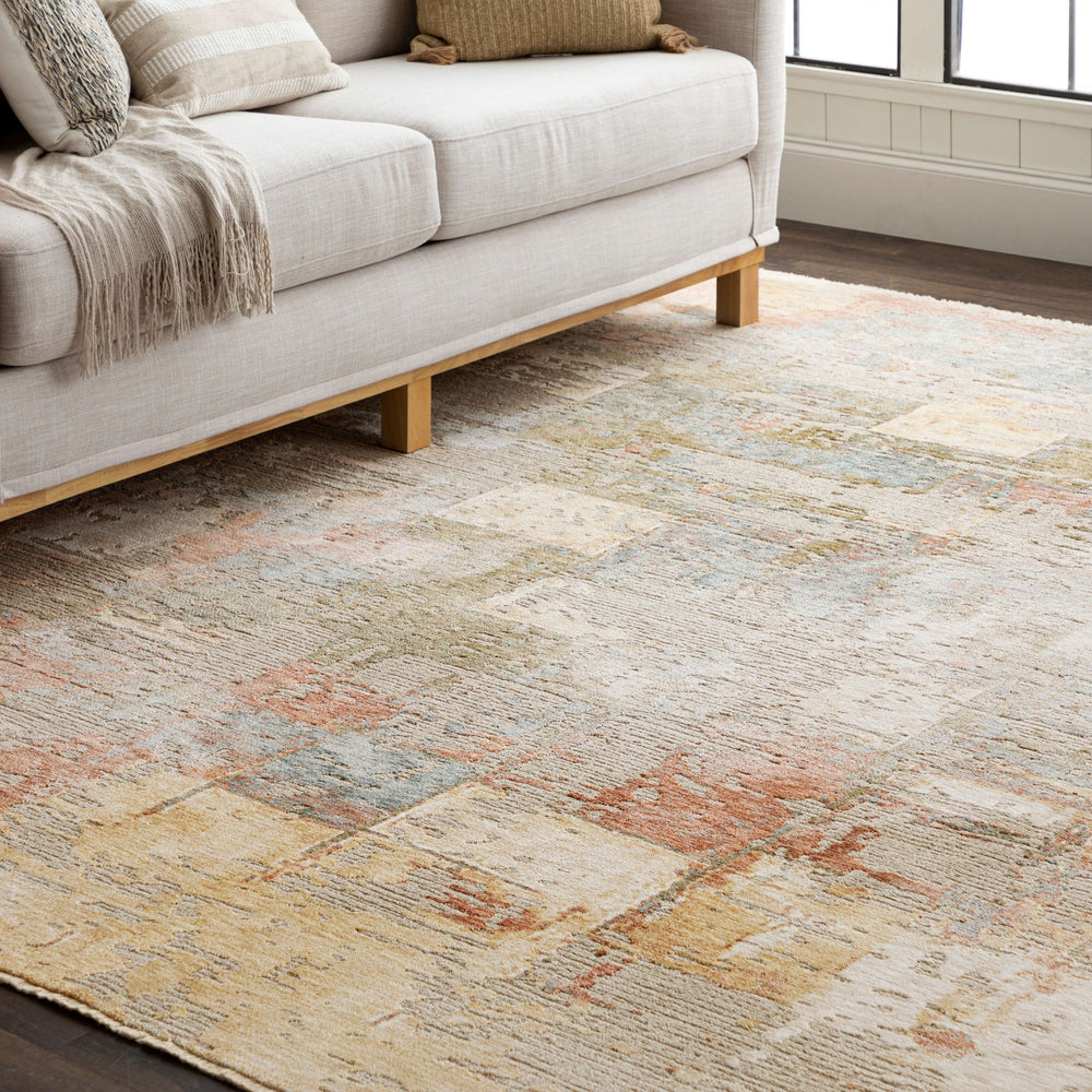 Karastan Memento Nostalgic Cream Area Rug Lifestyle Image Feature